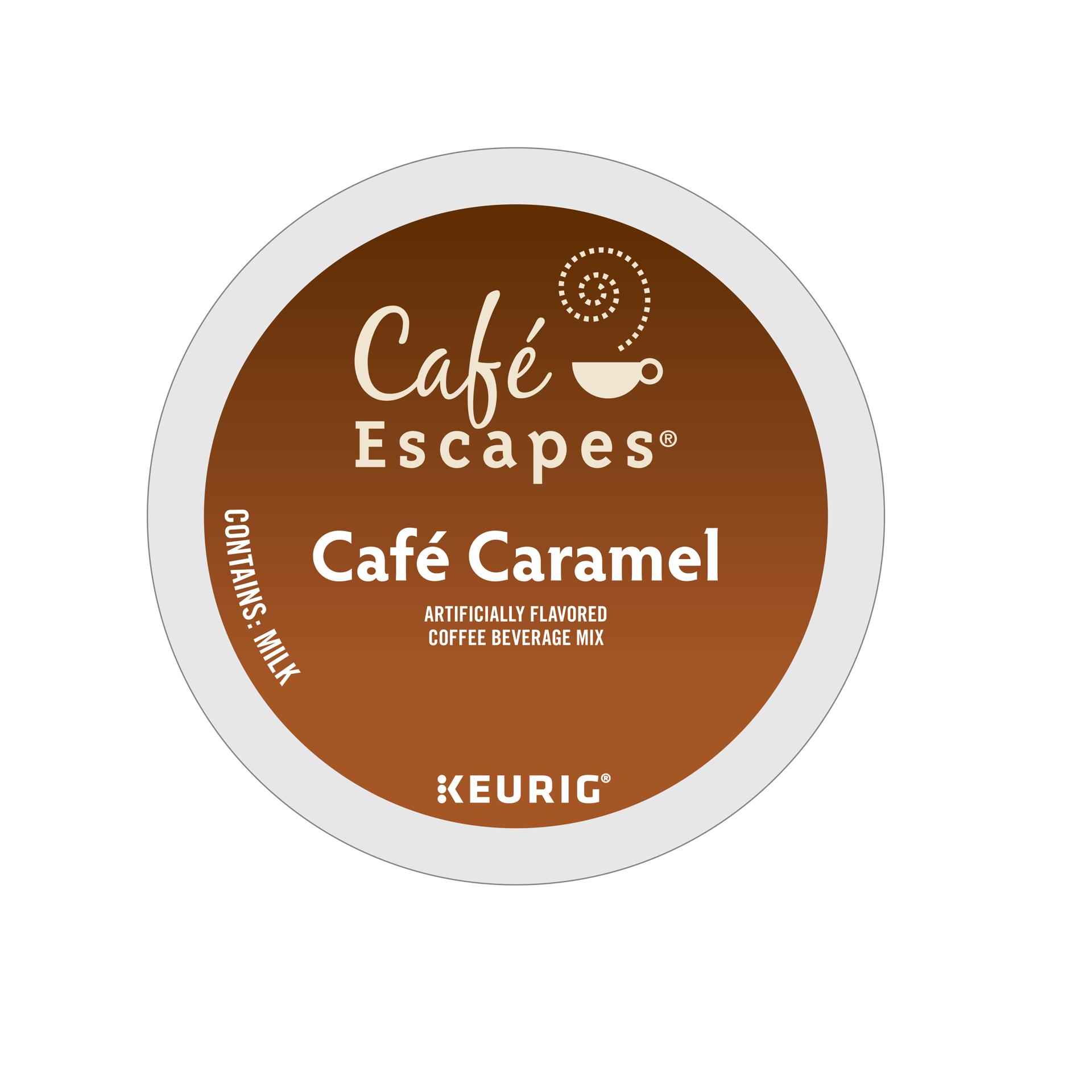 slide 2 of 5, Café Escapes Café Caramel Keurig Single-Serve K-Cup Pods, 12 Count, 6.1 oz, 12 ct