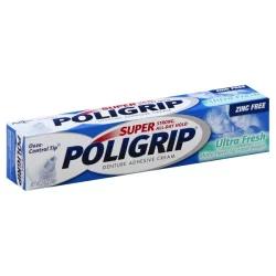 Poligrip Super Strong All Day Hold Ultra Fresh Denture Adhesive Cream