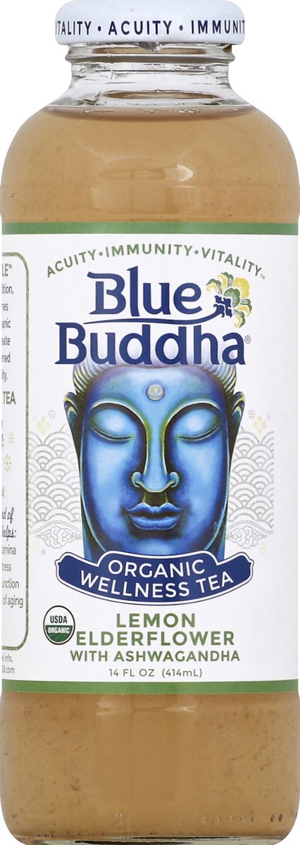 slide 4 of 7, Blue Buddha Blue Buddah Tea Lemon Elderflower Or - 14 oz, 14 oz