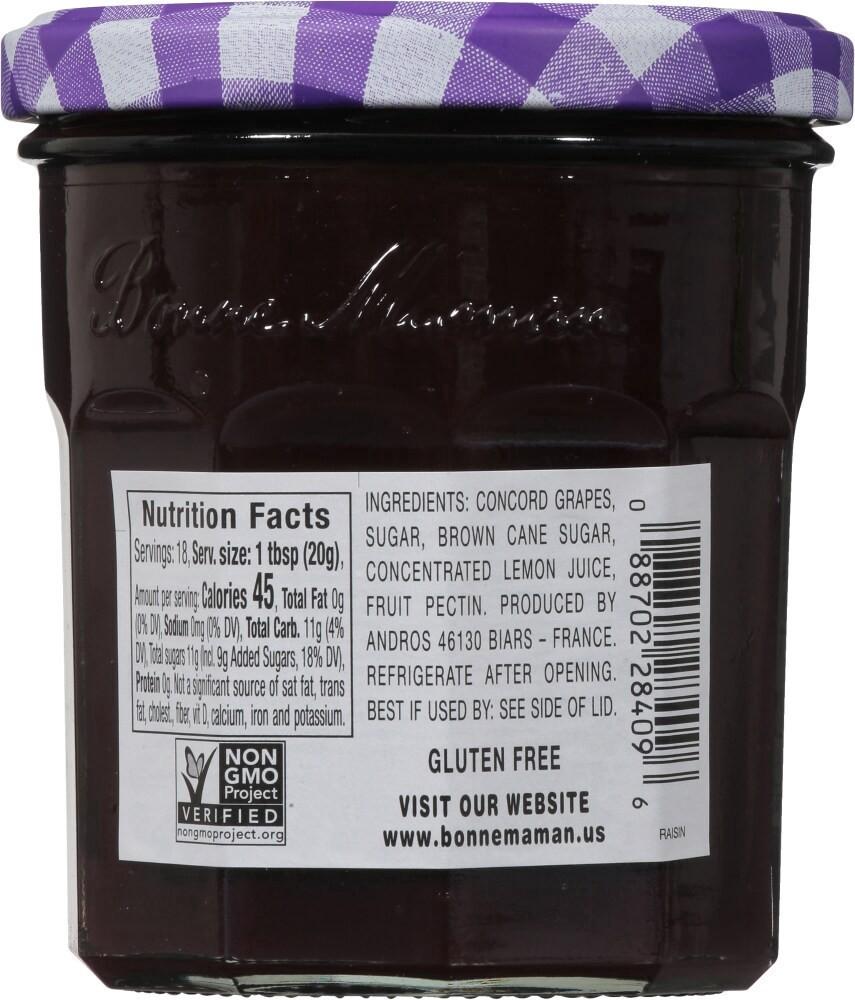 slide 2 of 2, Bonne Maman Concord Grape Fruit Spread 12.7 oz, 12.7 oz