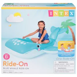 Intex Ages 3+ Years Blue Whale Ride-On 1 ea