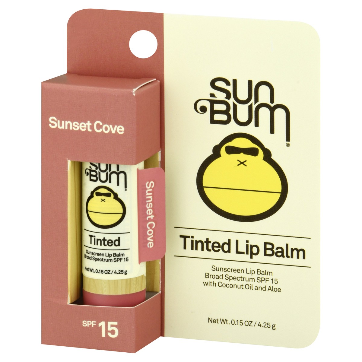 slide 3 of 9, Sun Bum Broad Spectrum SPF 15 Sunset Cove Tinted Lip Balm 0.15 oz, 0.15 oz