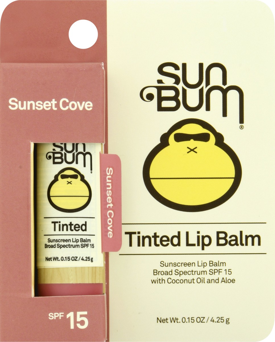 slide 6 of 9, Sun Bum Broad Spectrum SPF 15 Sunset Cove Tinted Lip Balm 0.15 oz, 0.15 oz