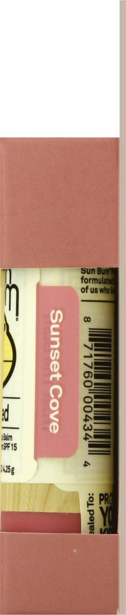 slide 8 of 9, Sun Bum Broad Spectrum SPF 15 Sunset Cove Tinted Lip Balm 0.15 oz, 0.15 oz