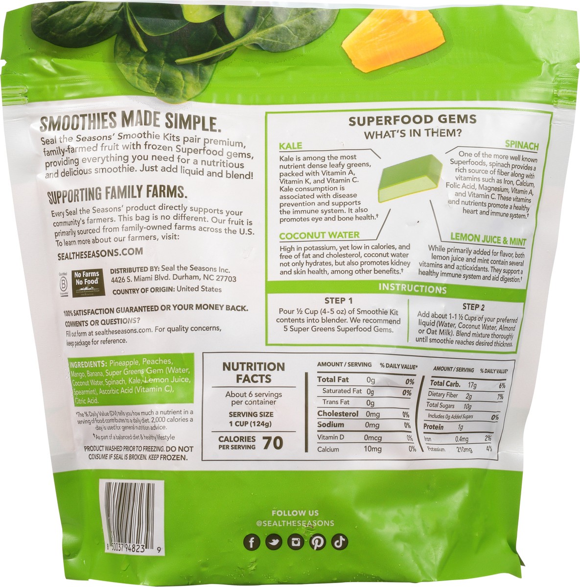 slide 11 of 13, Seal the Seasons Smthi Kit Sprgreen Clnse, 24 oz