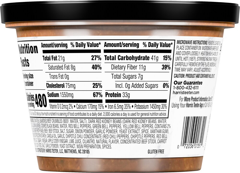 slide 4 of 5, HT Traders® Beef Chili with Beans, 16 oz