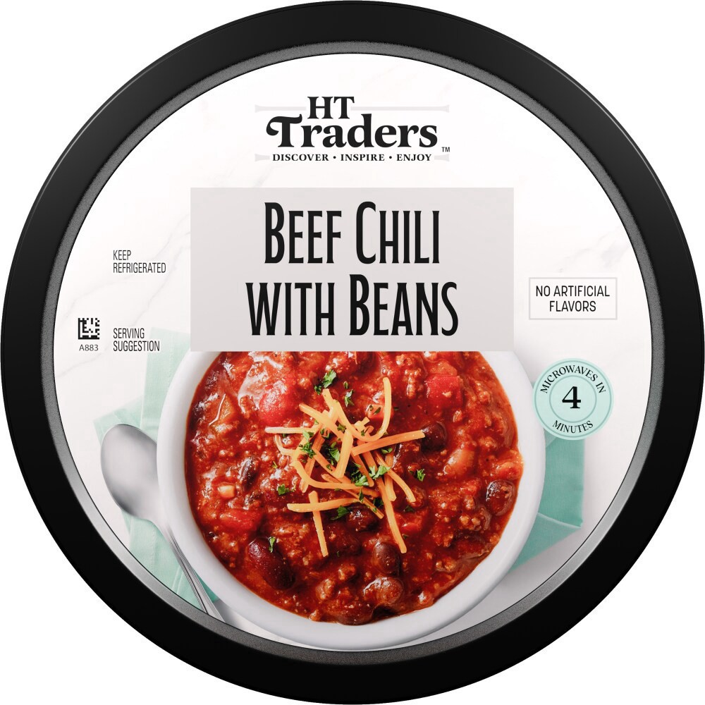 slide 5 of 5, HT Traders® Beef Chili with Beans, 16 oz