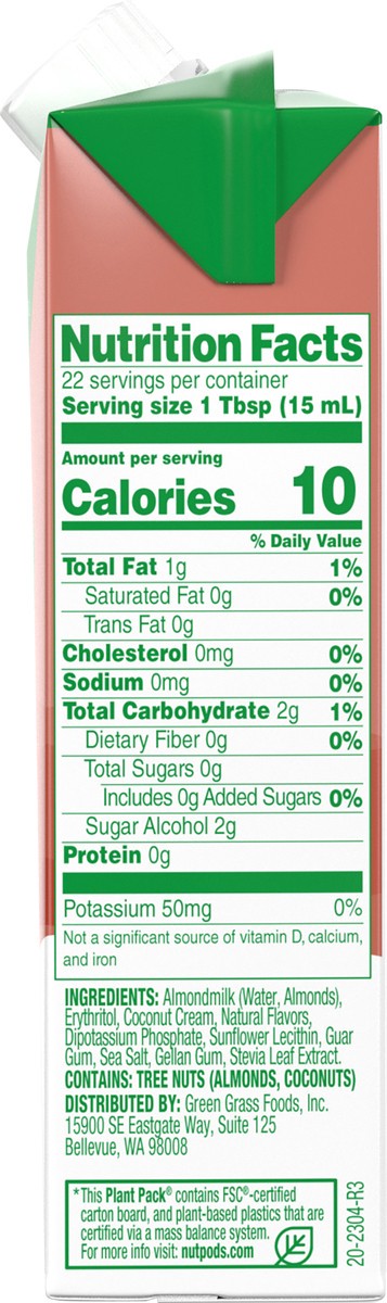 slide 3 of 5, nutpods Sweetened Almond + Coconut Cookie Butter Creamer - 11.2 fl oz, 11.2 fl oz