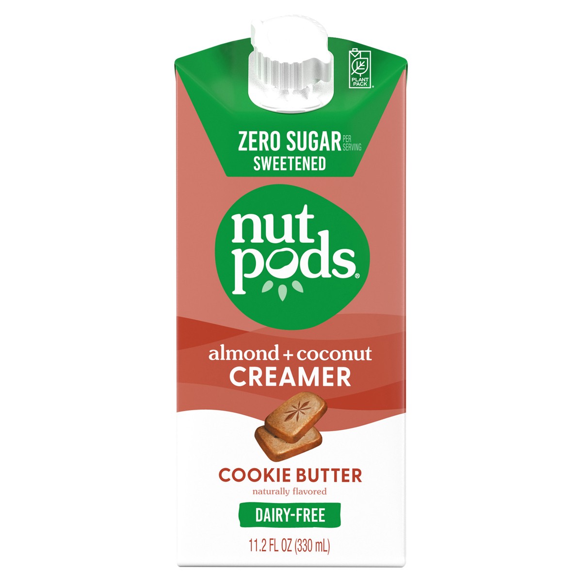 slide 1 of 5, nutpods Sweetened Almond + Coconut Cookie Butter Creamer - 11.2 fl oz, 11.2 fl oz