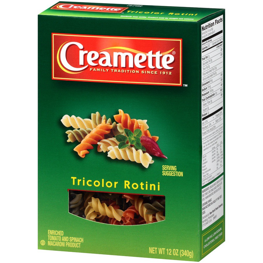 slide 3 of 8, Creamette Rotini 12 oz, 12 oz