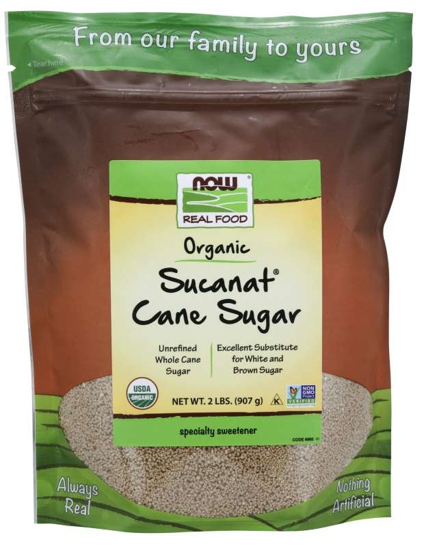 NOW Foods Sucanat Cane Sugar, Organic 2 Lb | Shipt