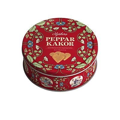 slide 1 of 1, Nyåkers Heart Shaped Gingersnap Cookies, 14.11 oz