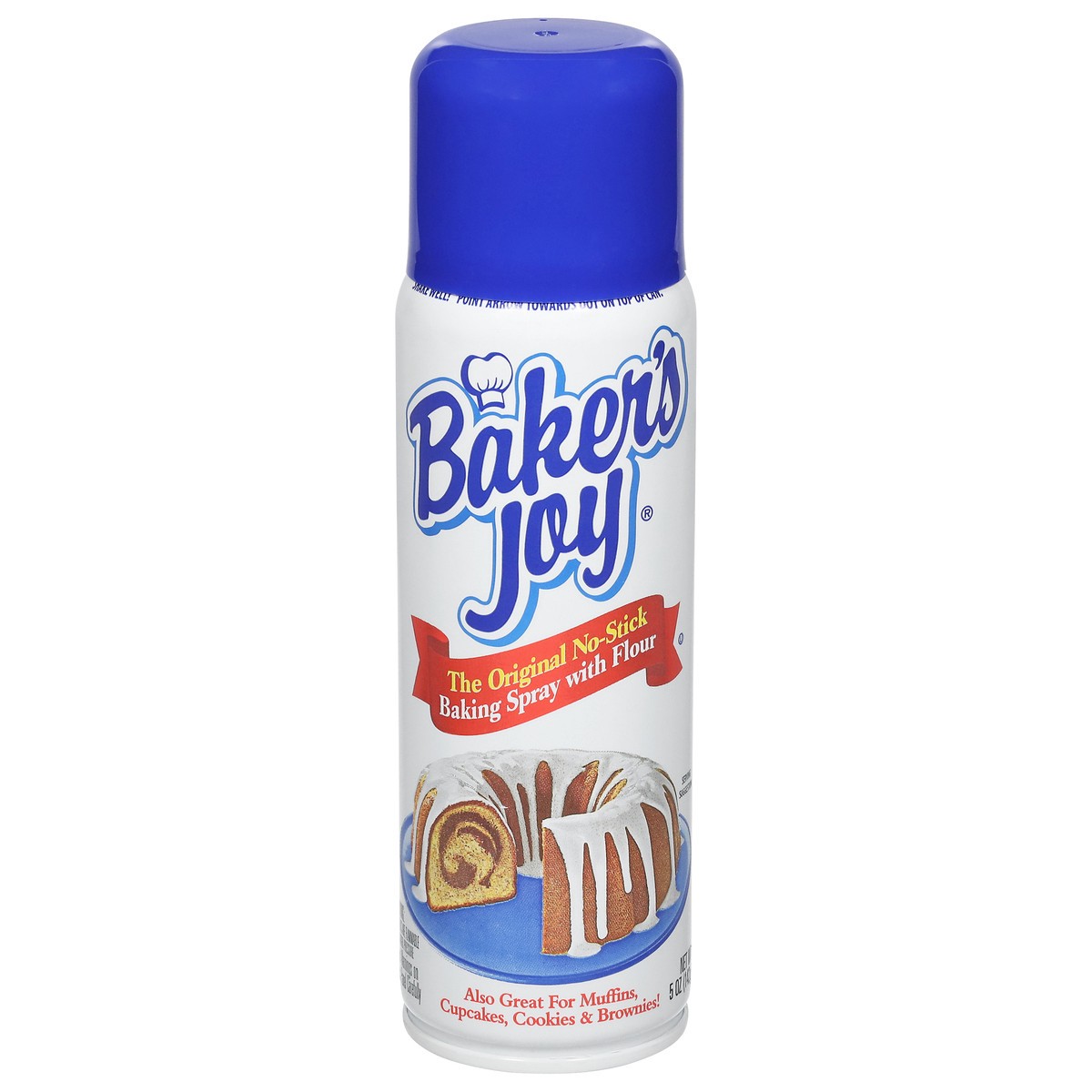 slide 1 of 9, Baker's Joy No-Stick Baking Spray with Flour, 5 Oz, 5 oz