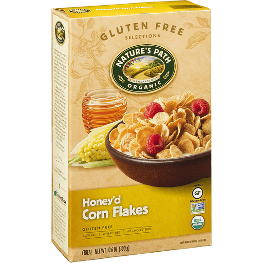 slide 2 of 9, Nature's Path Organic Honey'd Corn Flakes Cereal, 10.6 oz