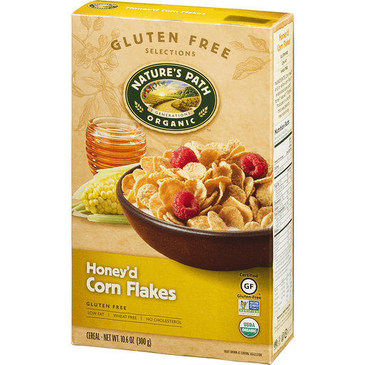 slide 3 of 9, Nature's Path Organic Honey'd Corn Flakes Cereal, 10.6 oz