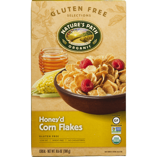 slide 4 of 9, Nature's Path Organic Honey'd Corn Flakes Cereal, 10.6 oz