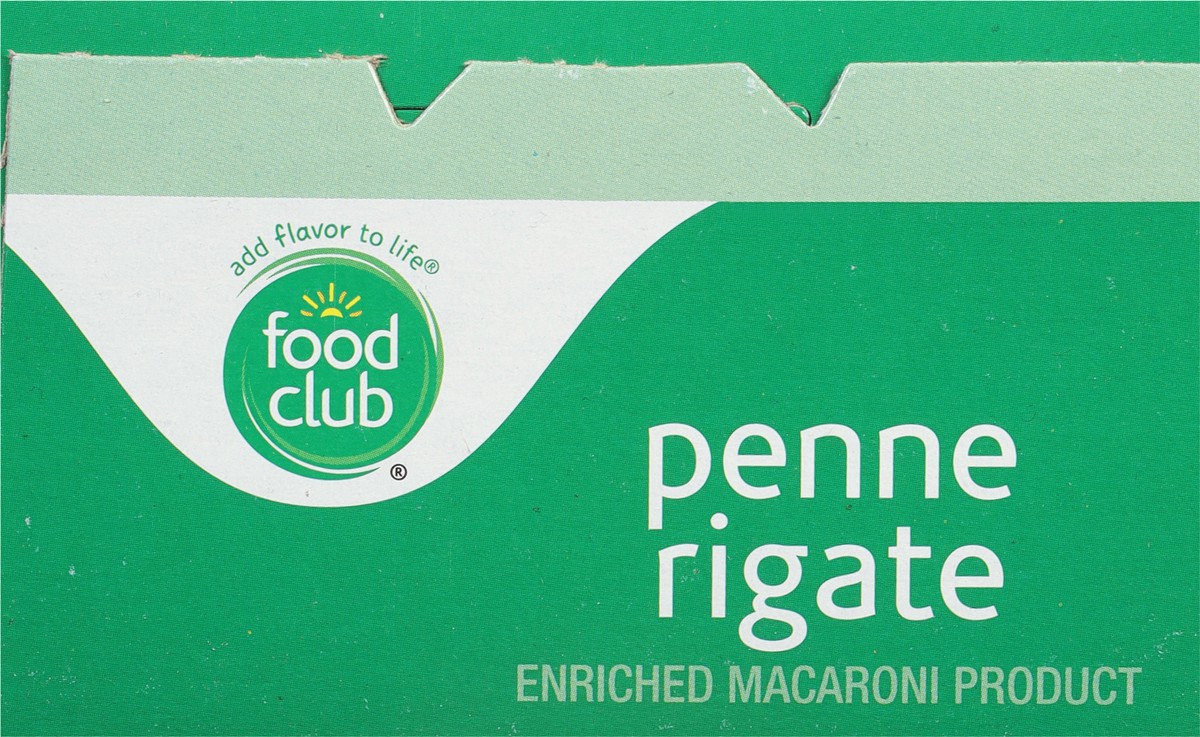 slide 9 of 15, Food Club Penne Rigate 16 oz, 16 oz