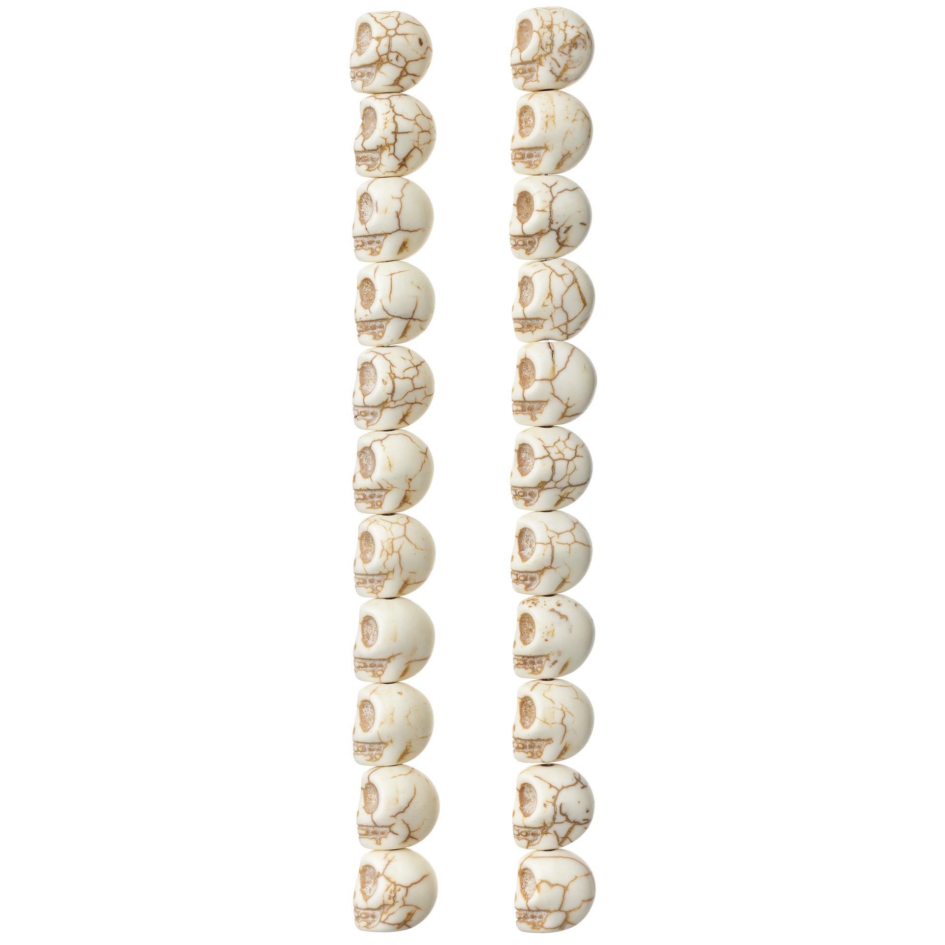 slide 2 of 2, Reconstituted Stone Skull Beads, 12mm By Bead Landing, 12mm