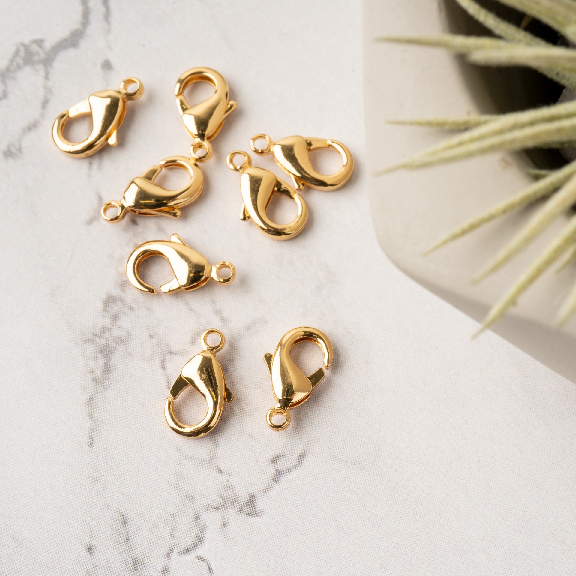 slide 2 of 3, Lobster Clasps By Bead Landing, 15mm x 9mm