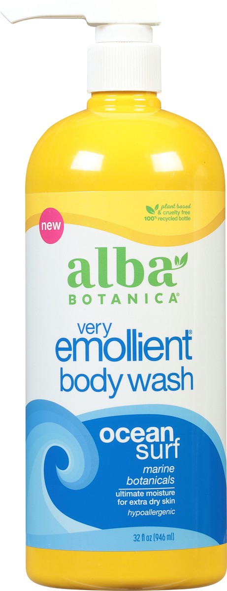 slide 4 of 7, Alba Botanica Very Emollient Ocean Surf Body Wash 32 fl oz, 32 fl oz