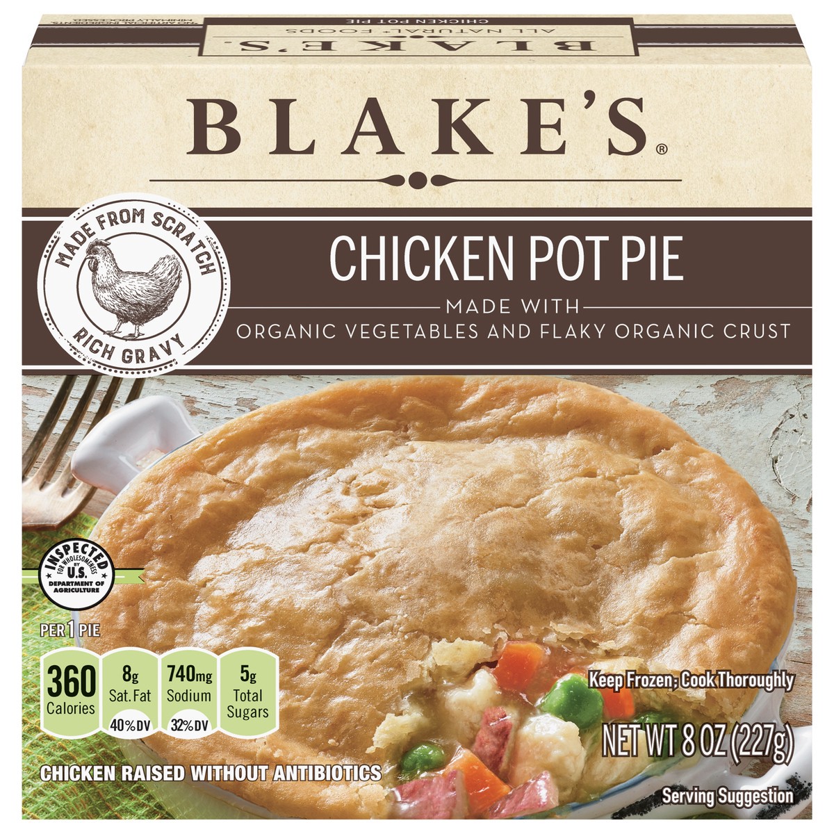 slide 1 of 5, Blake's Chicken Pot Pie 8 oz, 8 oz