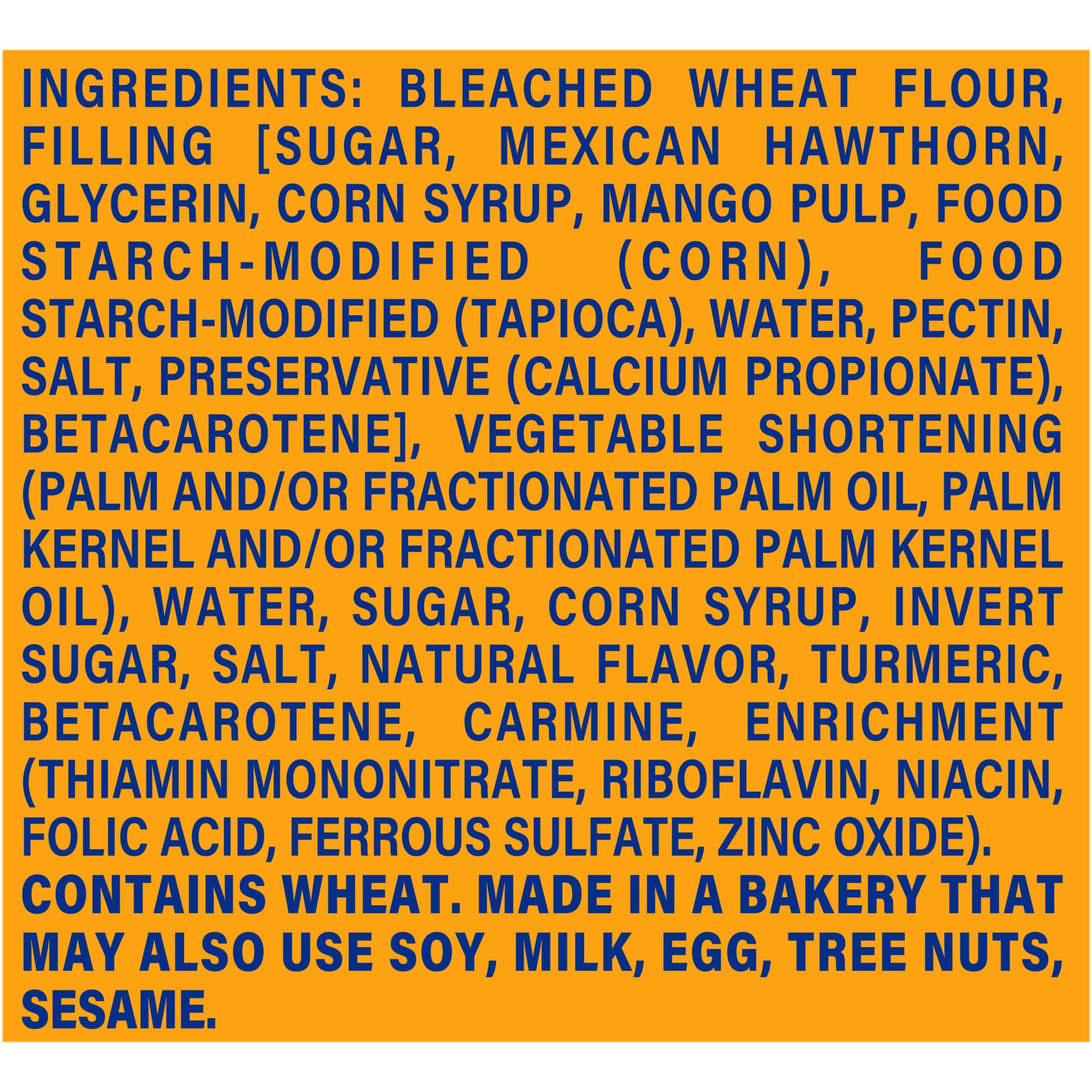 slide 6 of 7, Marinela Barritas Mango Smoothie Filled Cookies, 8 packs, Mango Cookie Bars, 18.88 oz Multipack, 8 ct