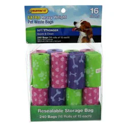 Ruffin' It Extra Heavy Weight Pet Waste Bags