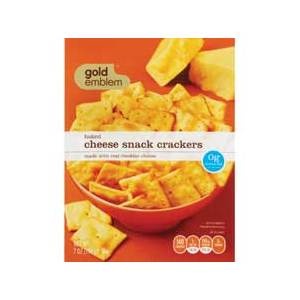 slide 1 of 1, CVS Gold Emblem Baked Cheese Snack Crackers, 7 oz
