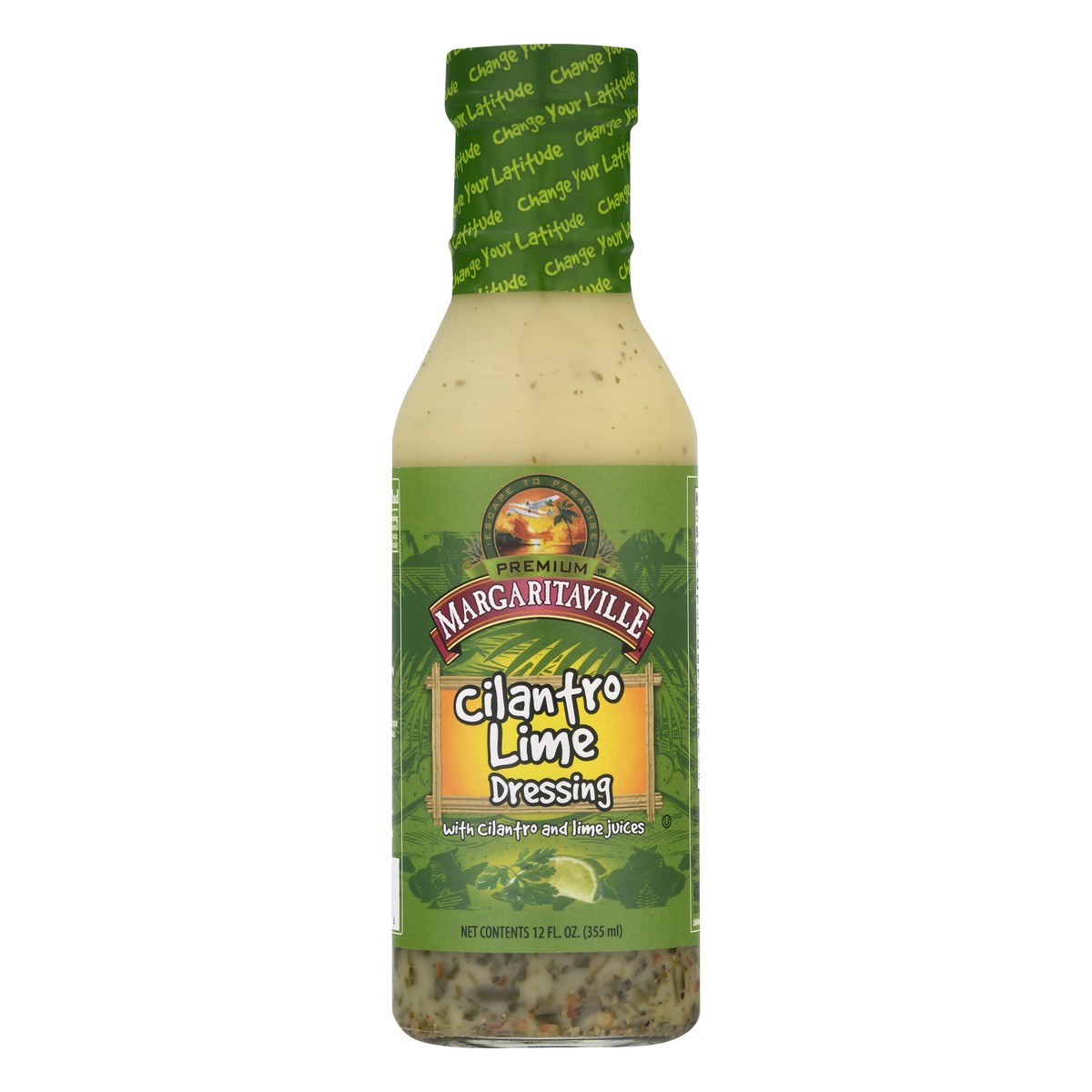 slide 1 of 10, Margaritaville Brewing Co. Dressing Premium Cilantro Lime, 12 fl oz