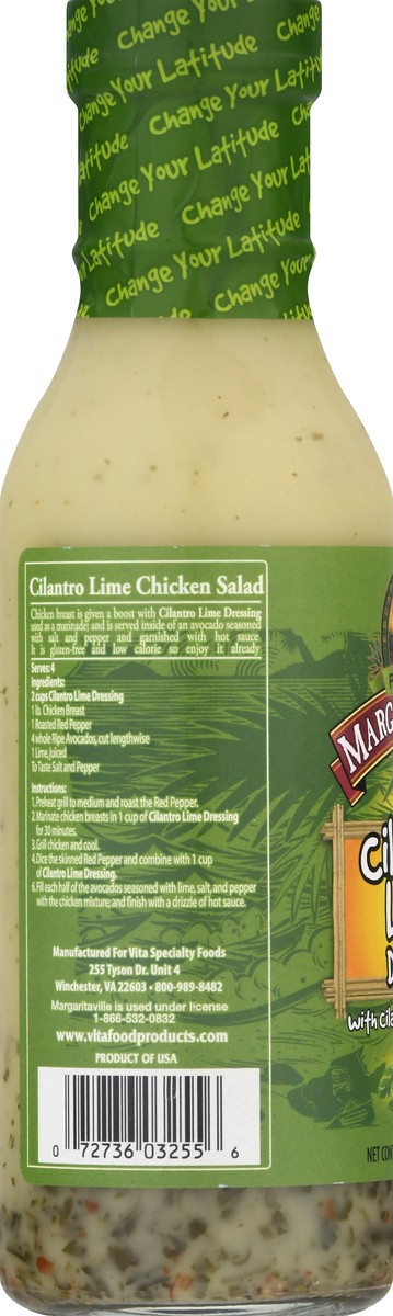 slide 9 of 10, Margaritaville Brewing Co. Dressing Premium Cilantro Lime, 12 fl oz