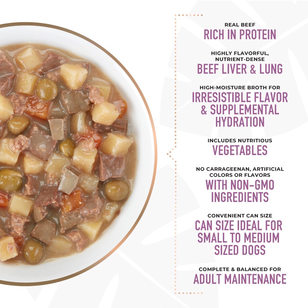 slide 5 of 6, Tiki Dog Taste of the World France Beef, Potatoes & Carrots Wet Dog Food, 9 oz., 1 ct