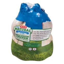 H-E-B Natural Fresh Whole Roasting Chicken