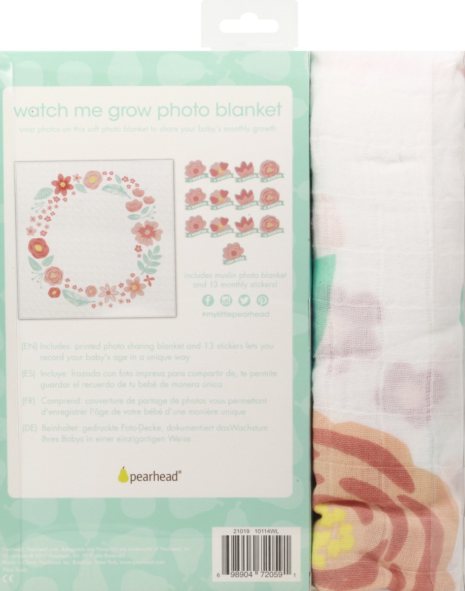 slide 3 of 11, Pearhead Watch Me Grow Photo Blanket 1 ea, 1 ct