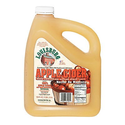 slide 1 of 1, Louisburg Premium Apple Cider - 128 oz, 128 oz