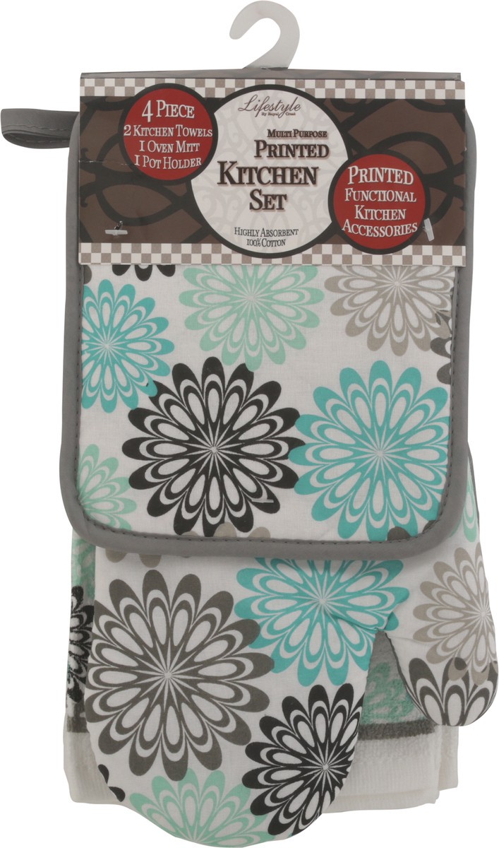 slide 3 of 11, Lifestyle Multi Purpose Printed Kitchen Set 1 ea, 1 ct