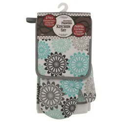 Lifestyle Multi Purpose Printed Kitchen Set 1 ea