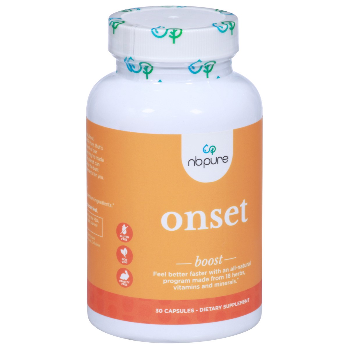 slide 7 of 9, NBPure Boost Onset 30 Capsules, 30 ct