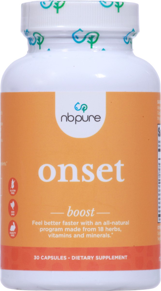 slide 2 of 9, NBPure Boost Onset 30 Capsules, 30 ct