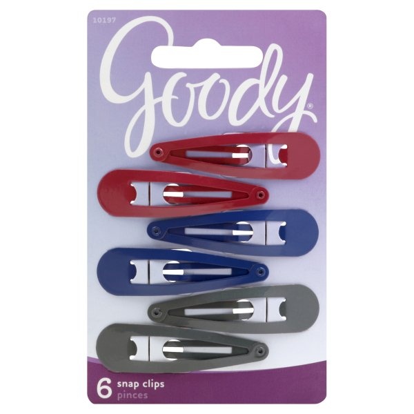 slide 1 of 1, Goody Contour Barrettes, 4 ct