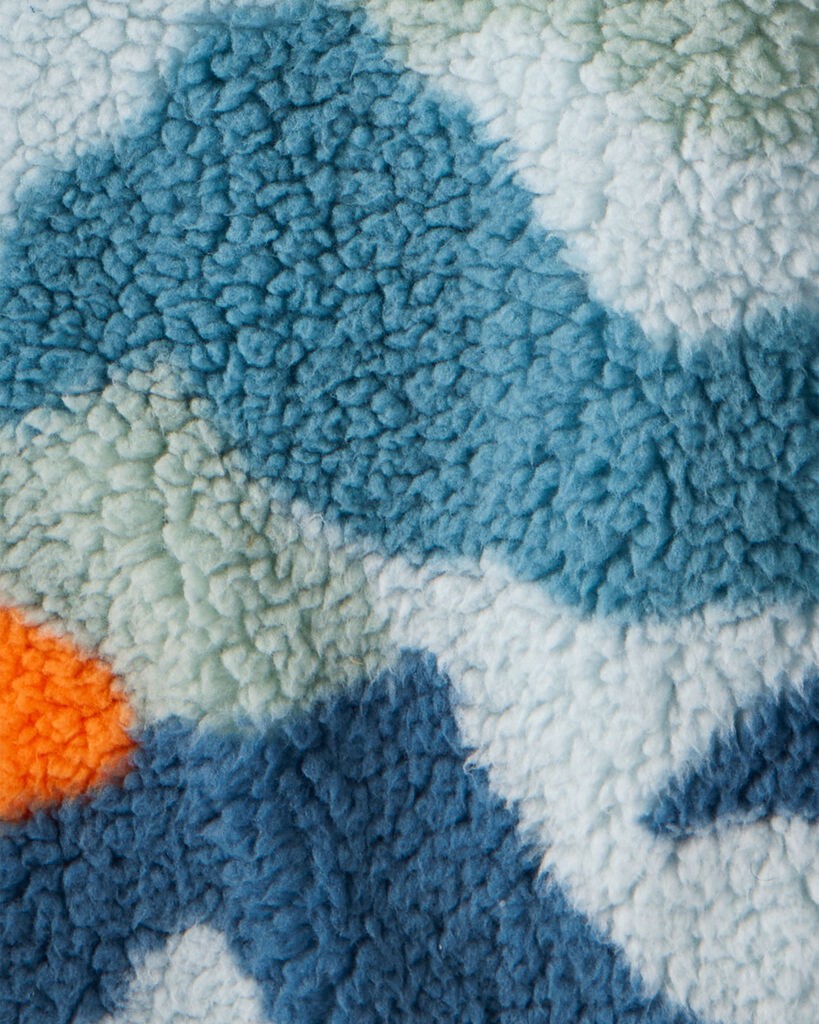 slide 2 of 2, Carter's Carters Toddler Boy Mountain Sherpa Zip-Up Jacket - Teal/Green Multi 3T, 1 ct