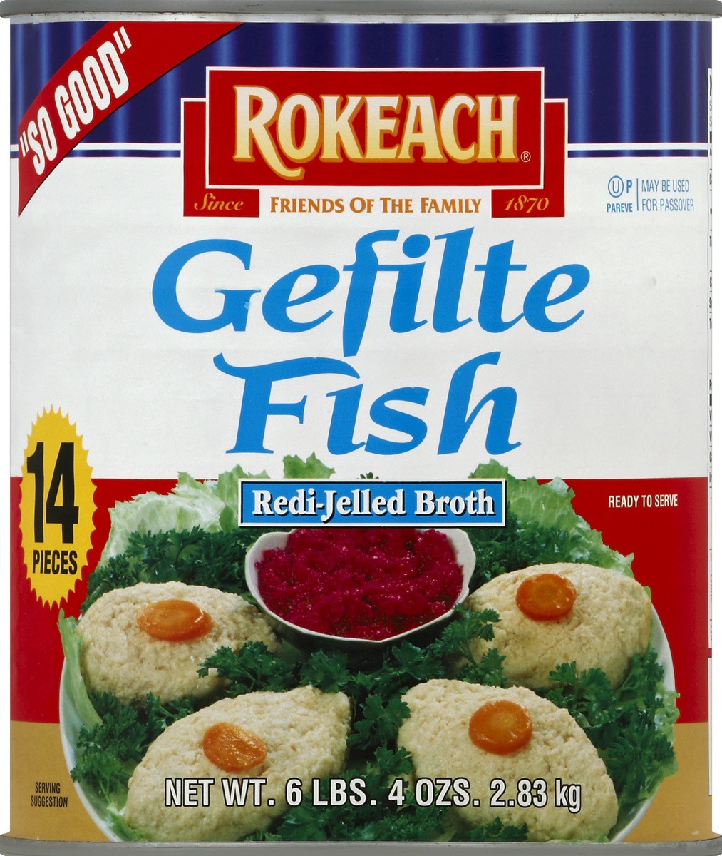 slide 2 of 2, Rokeach Gefilte Fish Redi-Jelled Broth, 100 oz