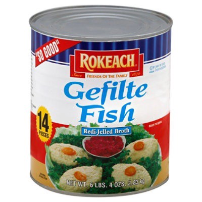 slide 1 of 2, Rokeach Gefilte Fish Redi-Jelled Broth, 100 oz