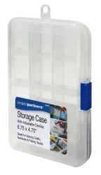 Project Partners Plastic Adjustable Storage Box - Clear