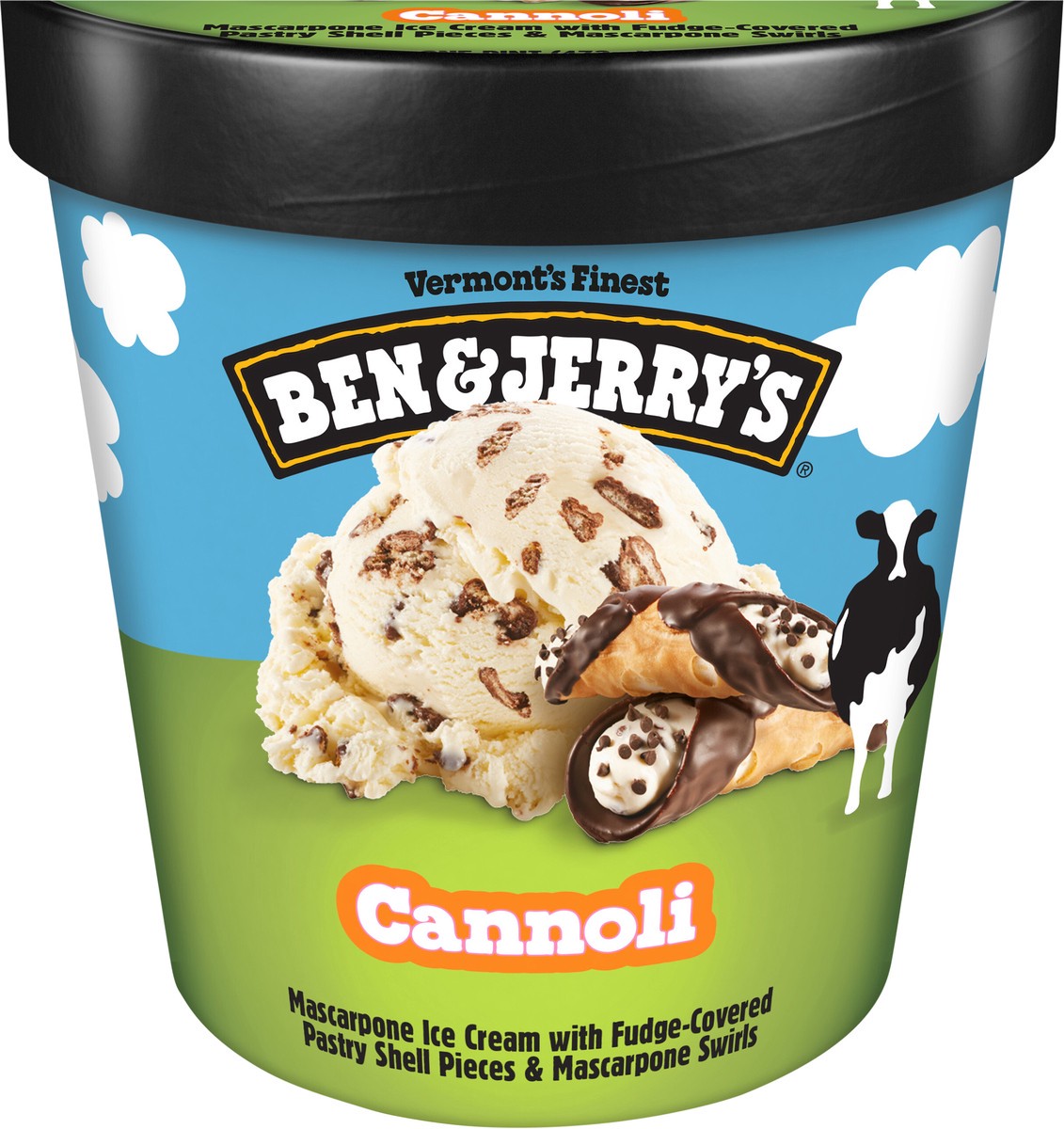 slide 6 of 6, Ben & Jerry's Cannoli, 1 pint