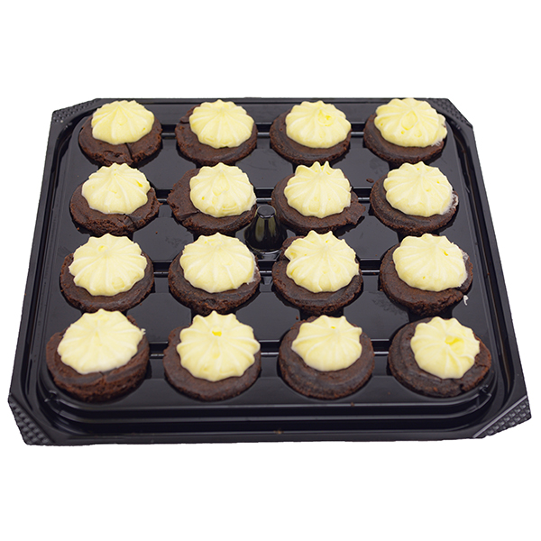 slide 1 of 1, L&B Brownie Bites With Cream Cheese Party Tray, 16 ct
