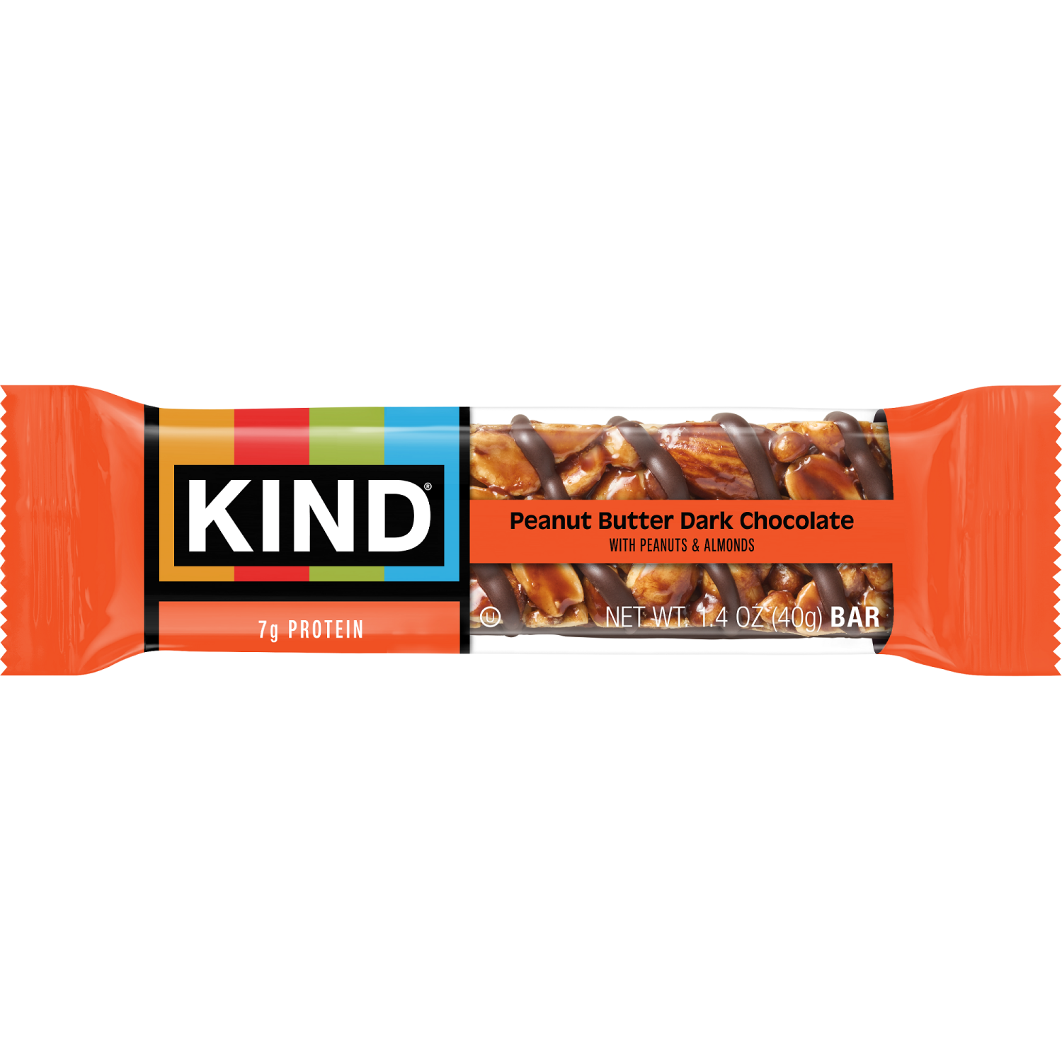slide 1 of 2, Kind Bar Plus Peanut Butter Dark Chocolate, 1.4 oz