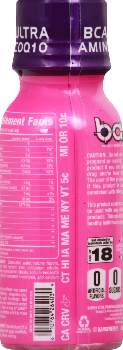 slide 7 of 9, Bang Super Creatine Frose Rose Drink Supplement - 3 oz, 3 oz