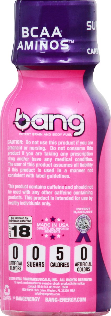 slide 3 of 9, Bang Super Creatine Frose Rose Drink Supplement - 3 oz, 3 oz