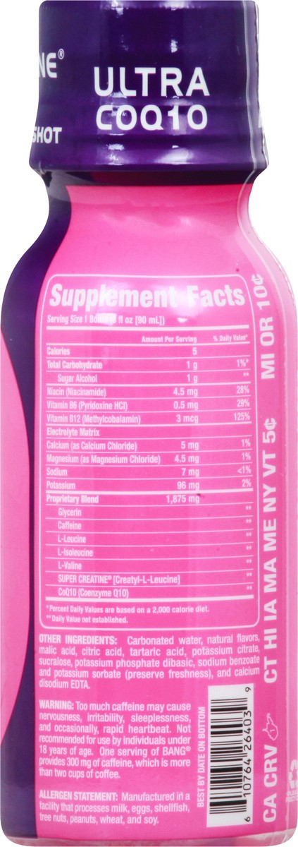 slide 8 of 9, Bang Super Creatine Frose Rose Drink Supplement - 3 oz, 3 oz