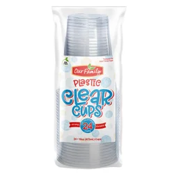 Our Family Clear Cold Cups-Our Family